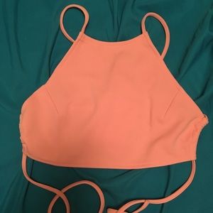 Love Culture Light Pink High Neck Bikini Top 👙